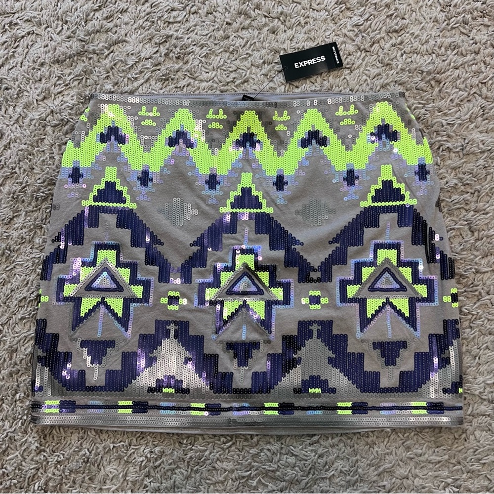 Express Women's Sequin Skirt Size XS